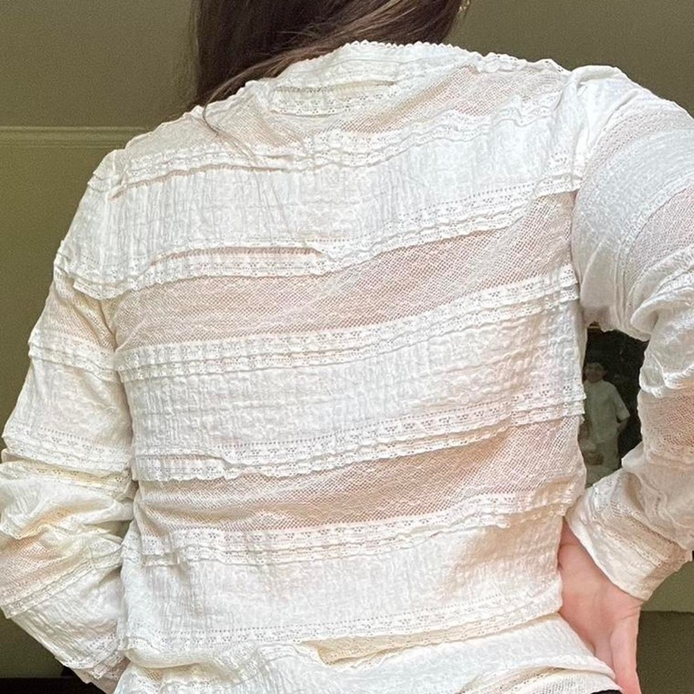 Denim and supply Ralph Lauren long sleeved lace shirt - Picture 6 of 7